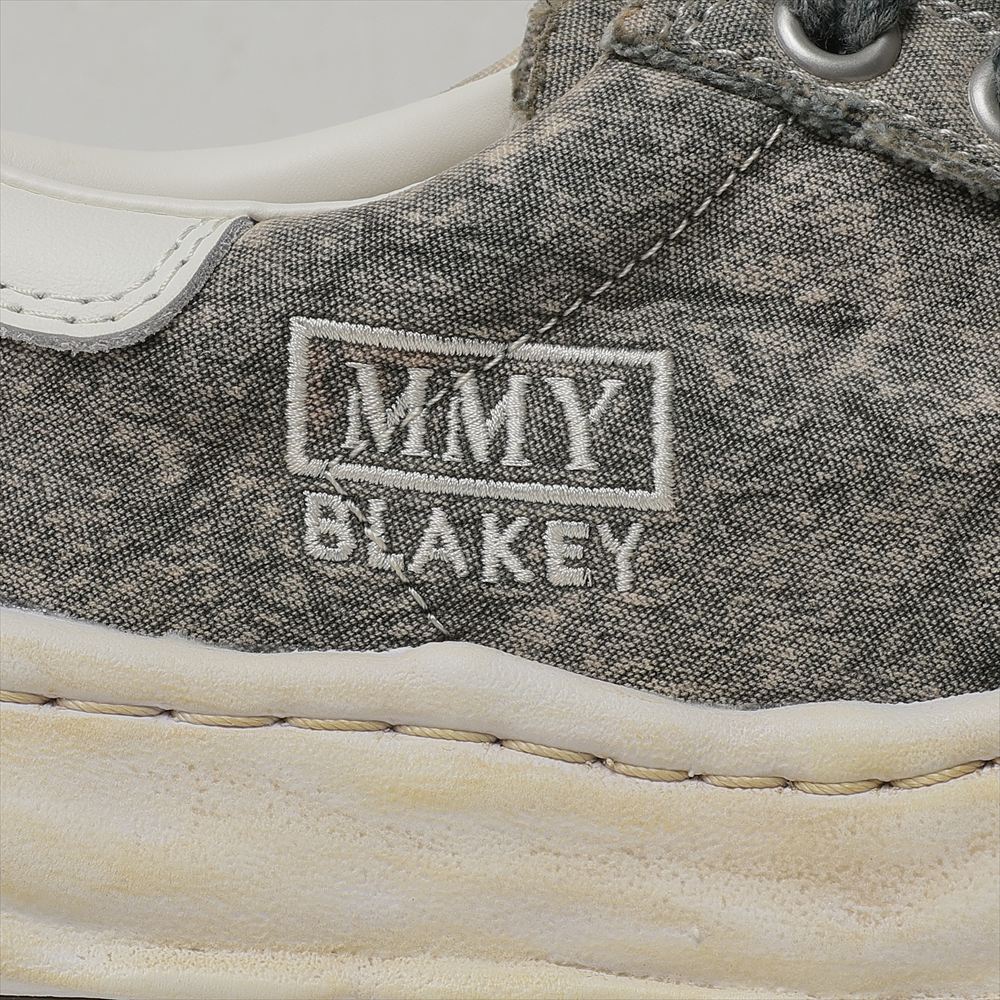 (BLAKEY) OG Sole Bleached Canvas Low-top Sneaker GRAY