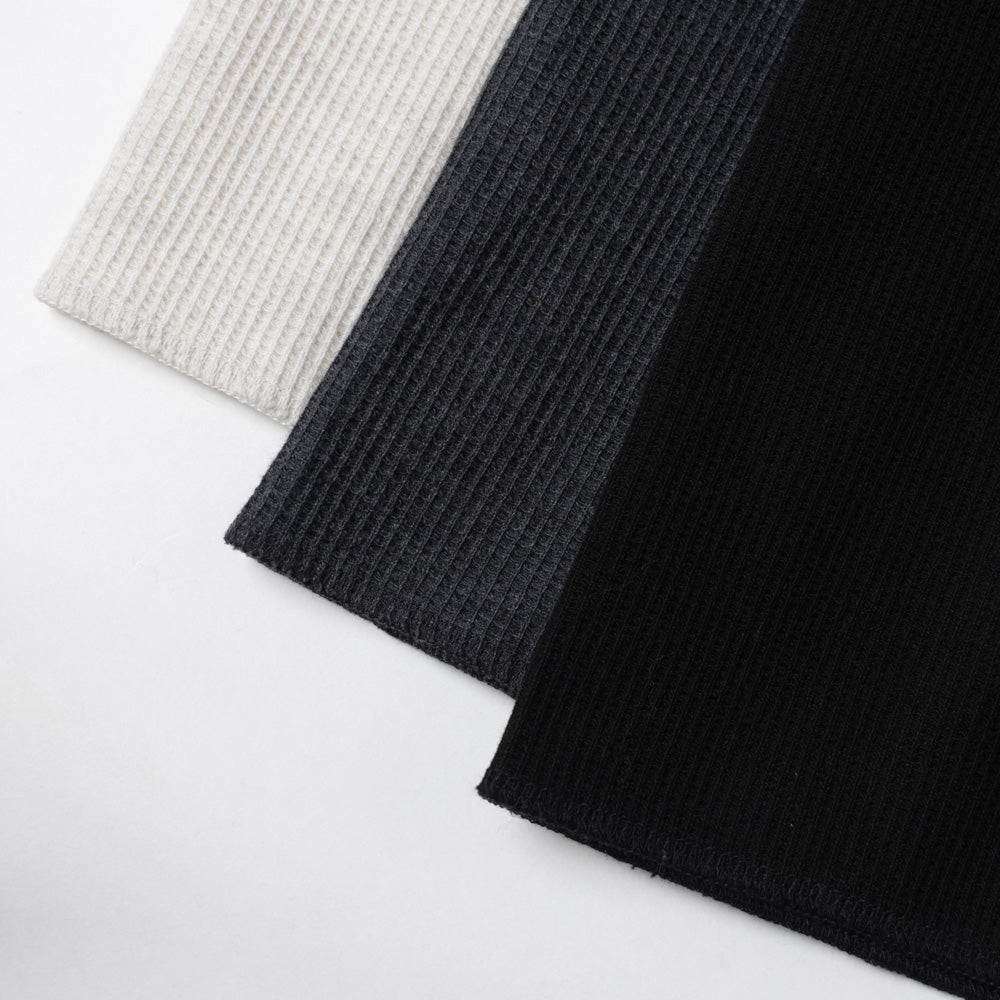 Rough & Smooth Thermal Over-neck Long Sleeve T-shirt
