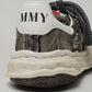 (BLAKEY) OG Sole Bleached Canvas Low-top Sneaker BLACK