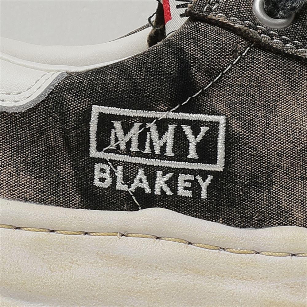 (BLAKEY) OG Sole Bleached Canvas Low-top Sneaker BLACK