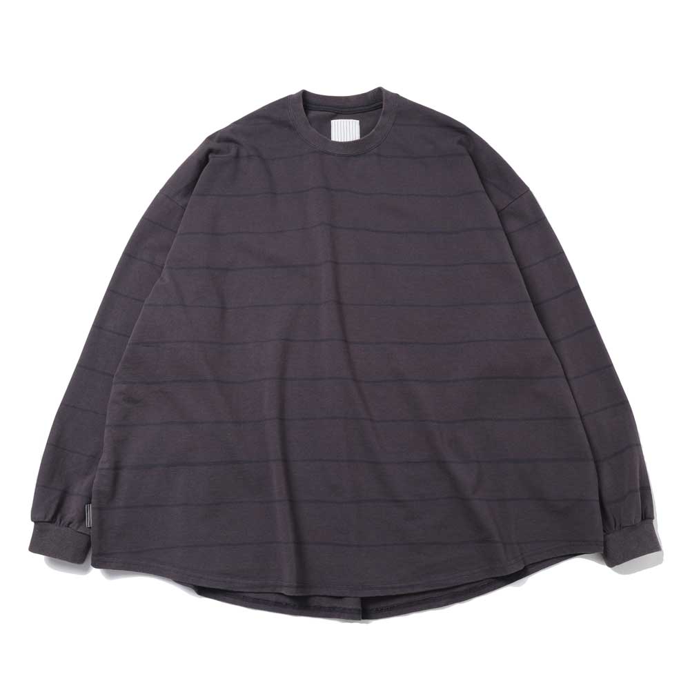SIDE STRIPE SUPER BIG LS TEE(DISCHARGED)