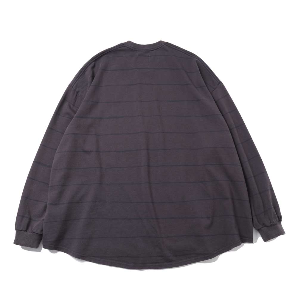 SIDE STRIPE SUPER BIG LS TEE(DISCHARGED)