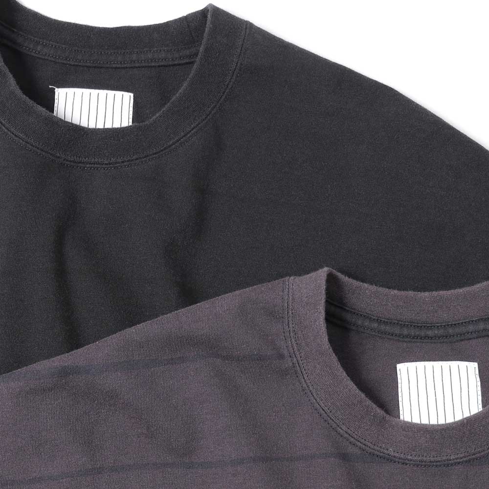 SIDE STRIPE SUPER BIG LS TEE(DISCHARGED)
