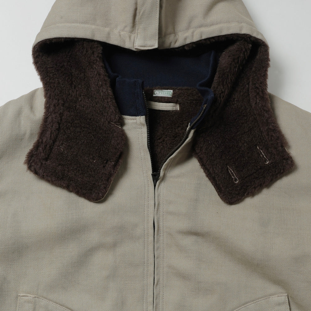 Vintage WW2 US Navy Deck Hooded Jacket