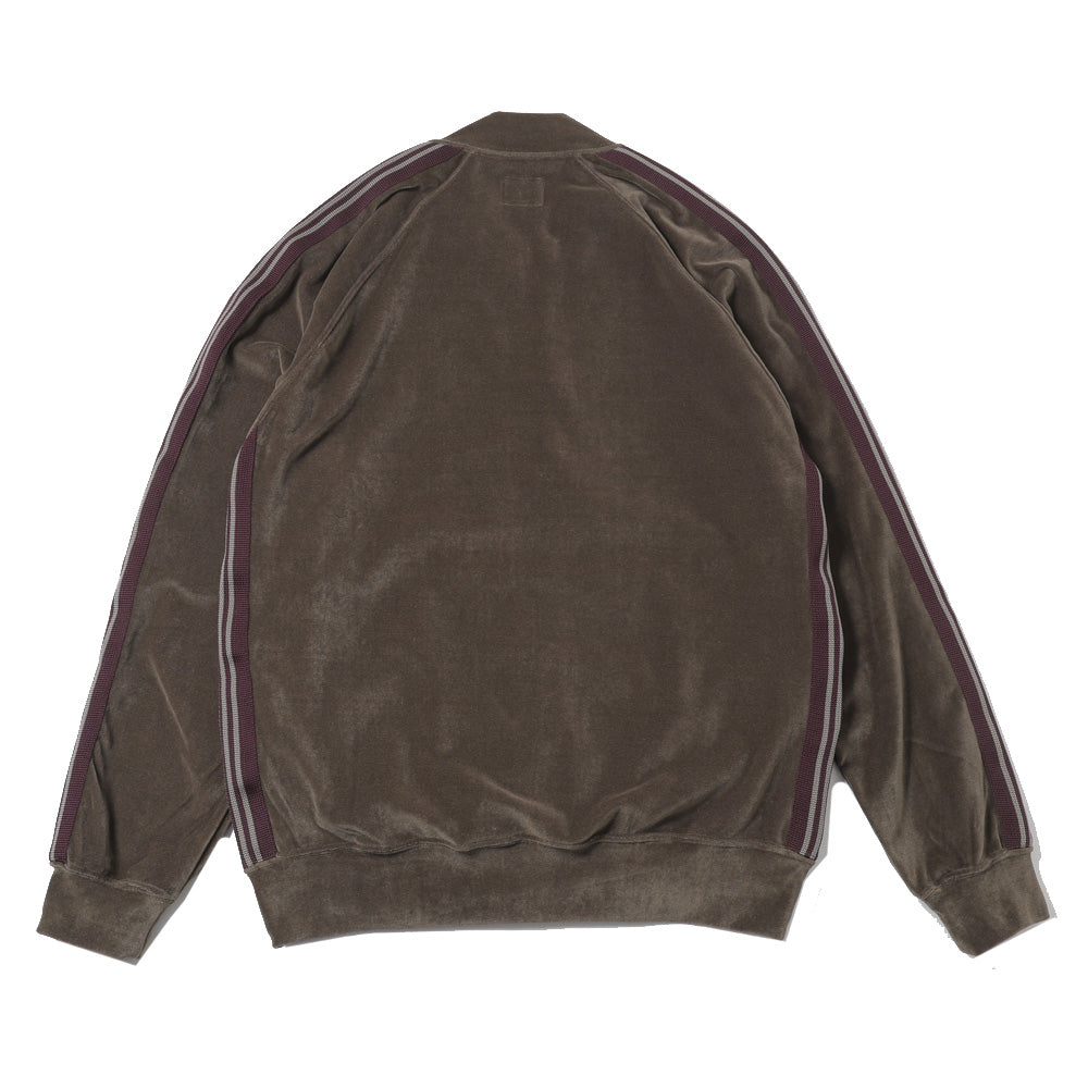 Rib Collar Track Jacket - C/PE Velour