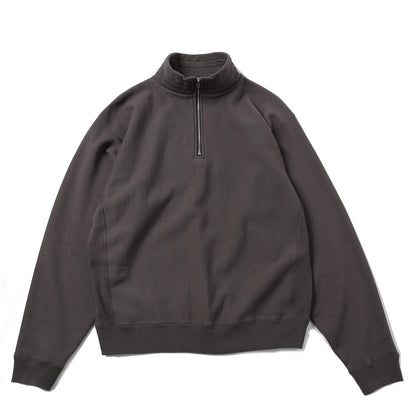 Zipper High Neck Pullover