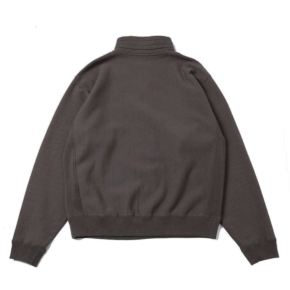Zipper High Neck Pullover