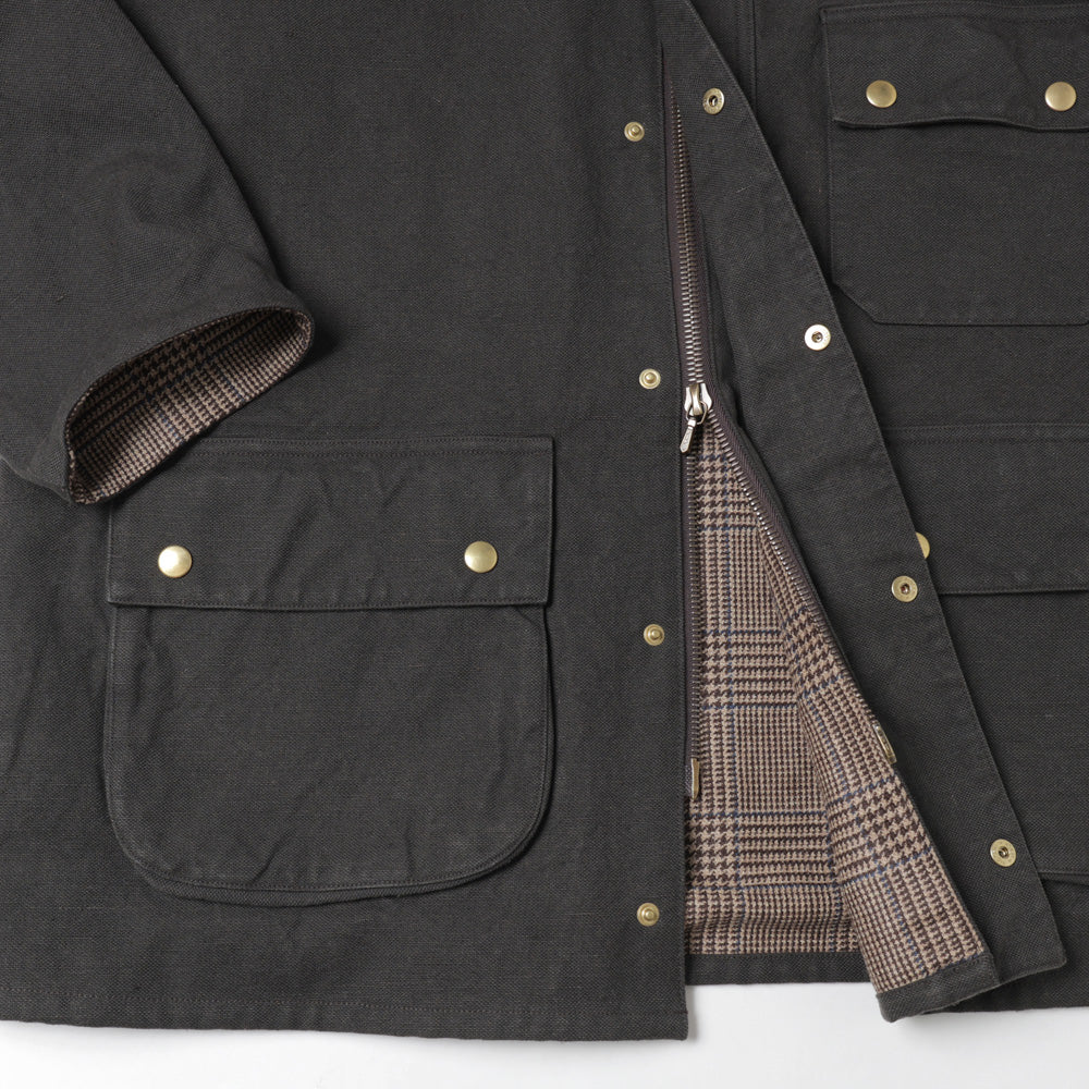 Vintage Silk Hemp Riding Oiled Jacket