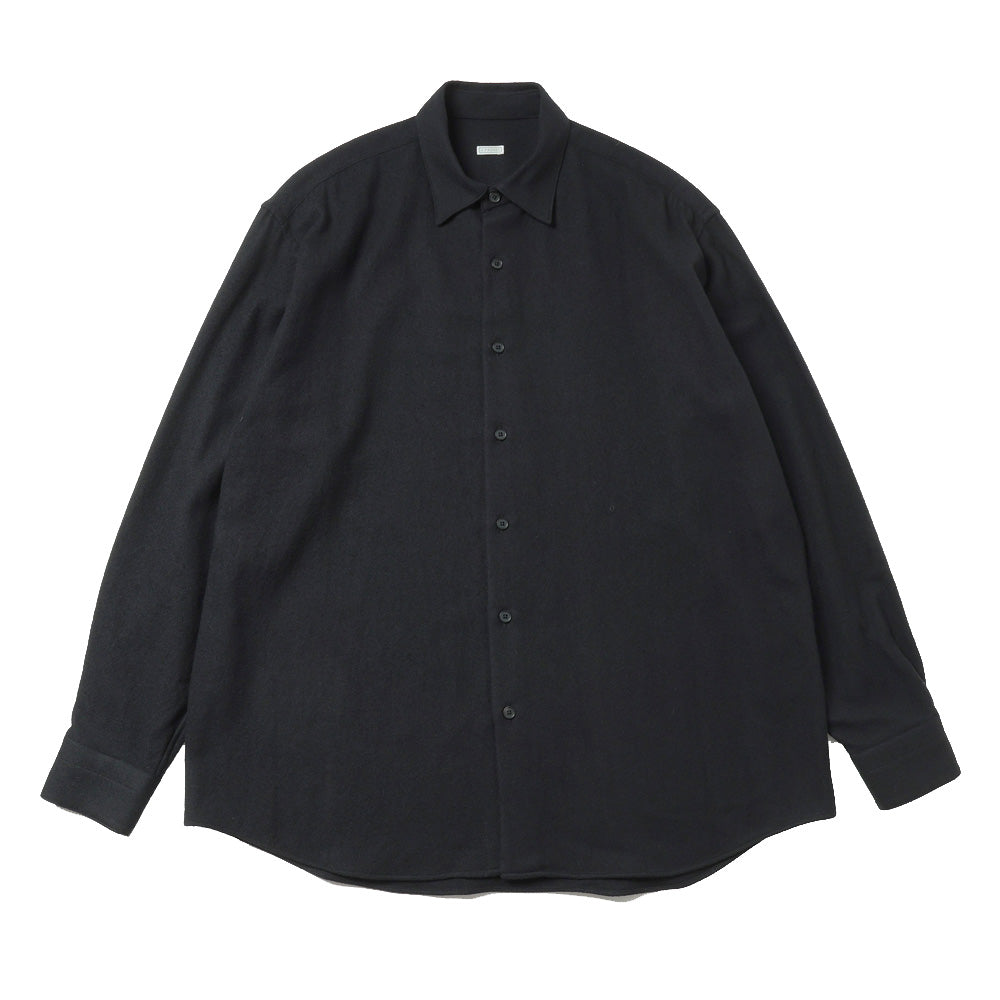 Wool Regular Collar Shirt