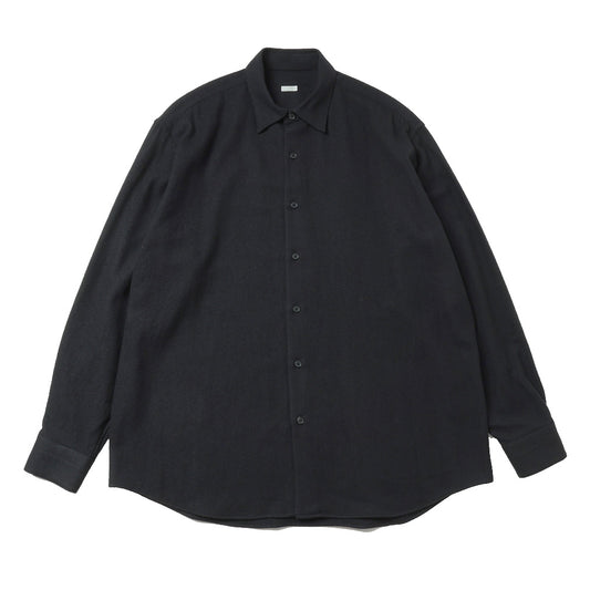Wool Regular Collar Shirt