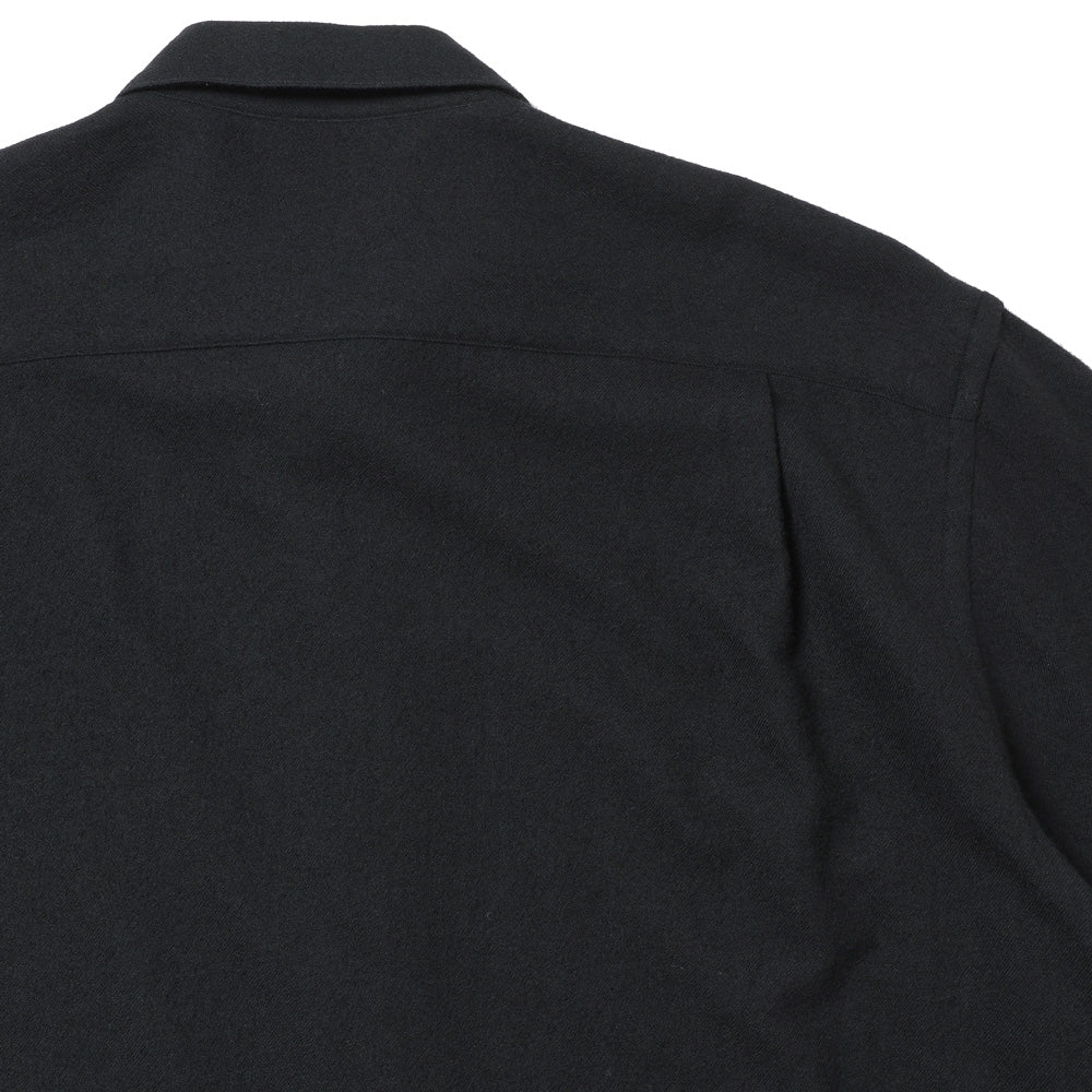 Wool Regular Collar Shirt