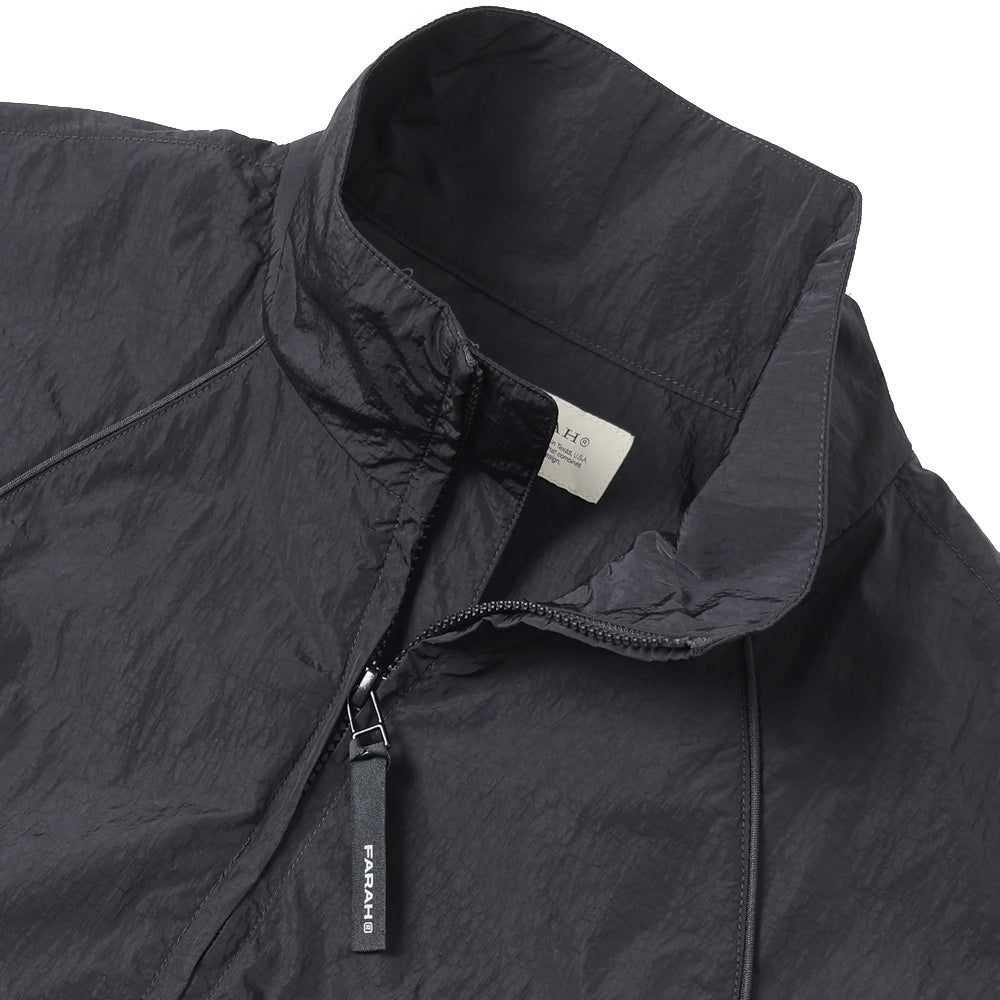 Nylon Piping Track Jacket
