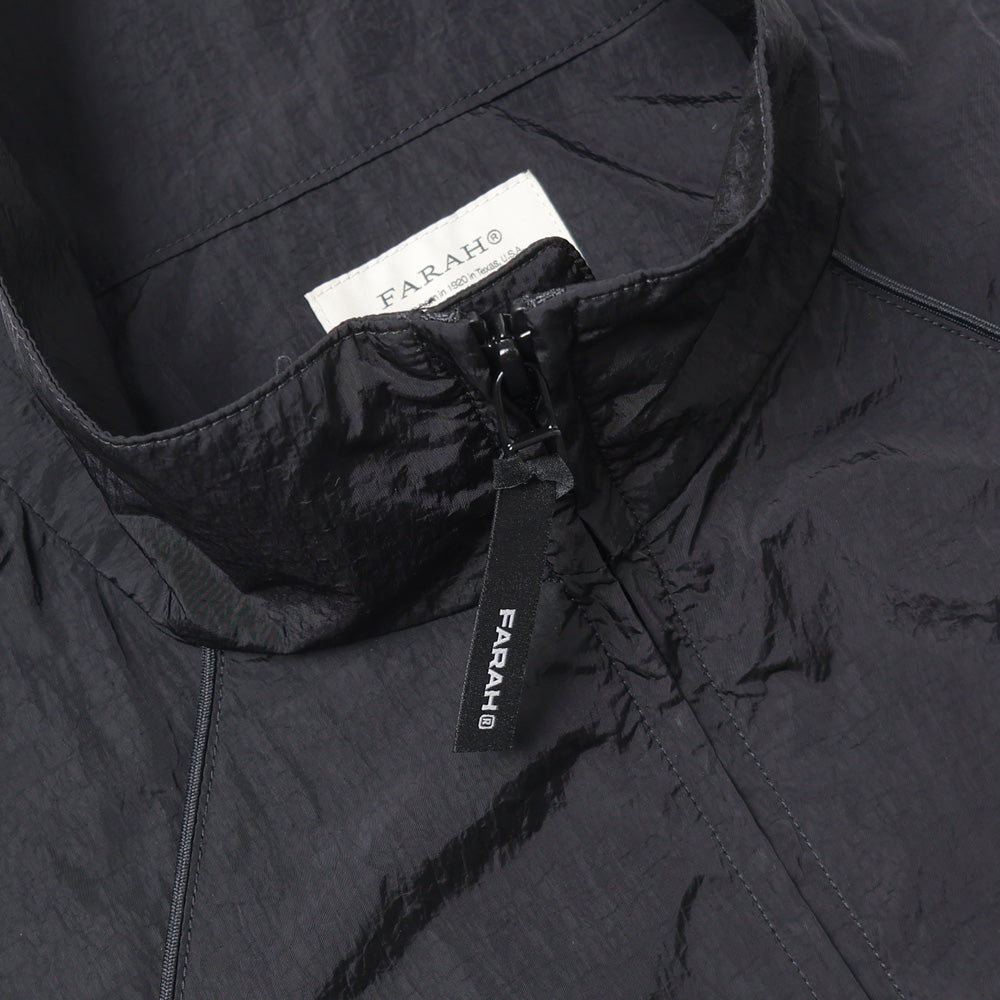 Nylon Piping Track Jacket