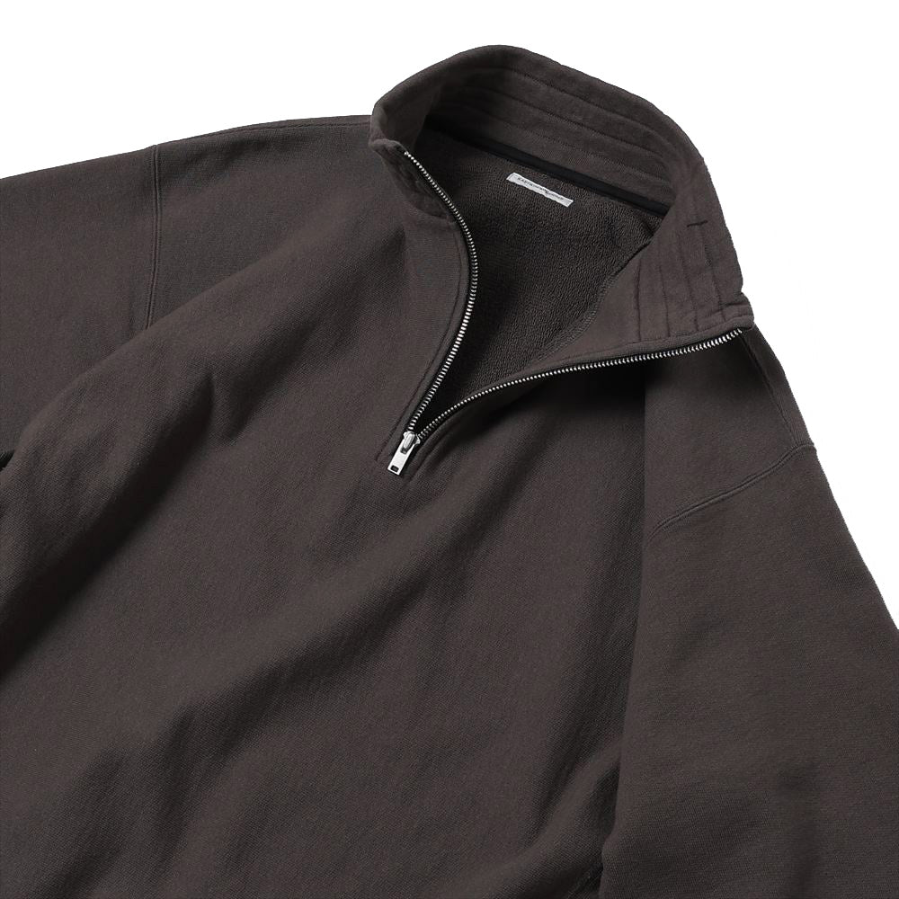 Zipper High Neck Pullover