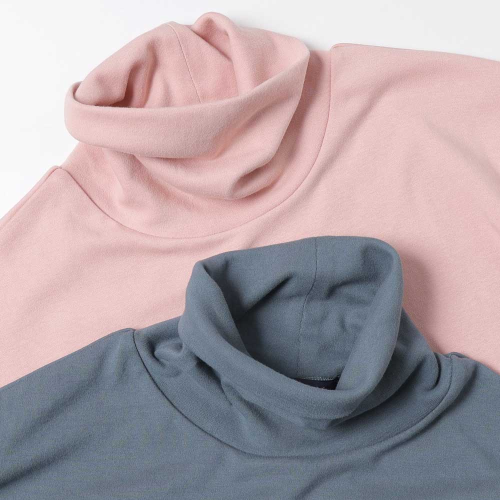 Cotton Plane Turtleneck(PINK)