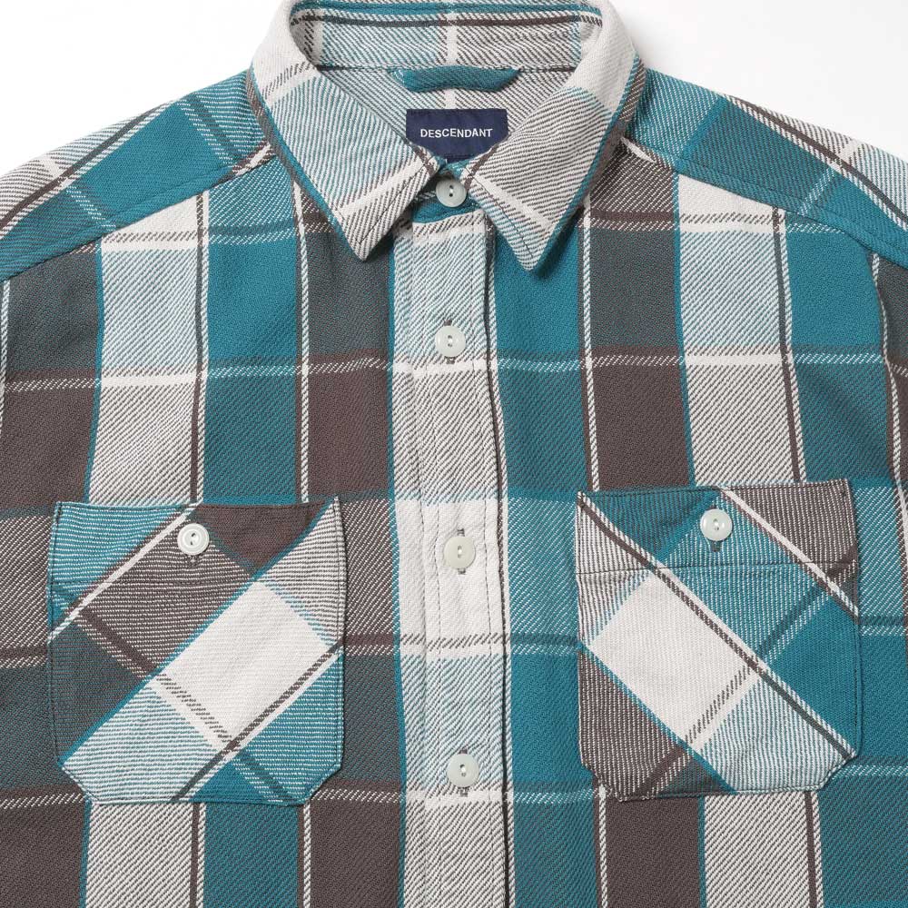 DESCENDANT (ディセンダント) VANNING PLAID LS SHIRT 261TQDS-SHM03
