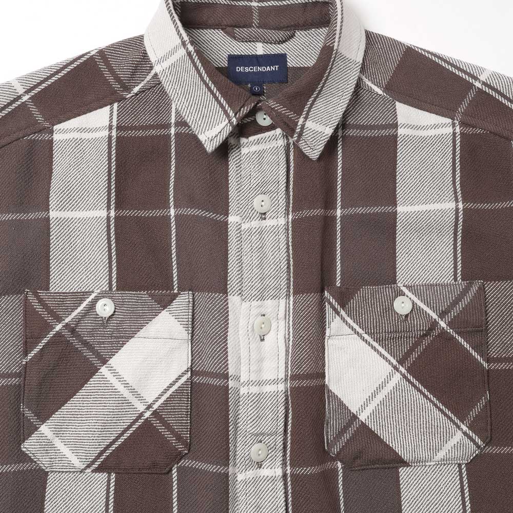 DESCENDANT (ディセンダント) VANNING PLAID LS SHIRT 261TQDS-SHM03