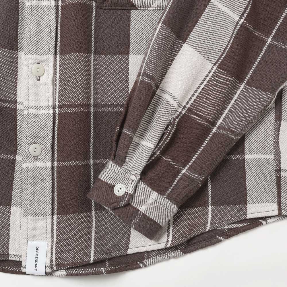 DESCENDANT (ディセンダント) VANNING PLAID LS SHIRT 261TQDS-SHM03