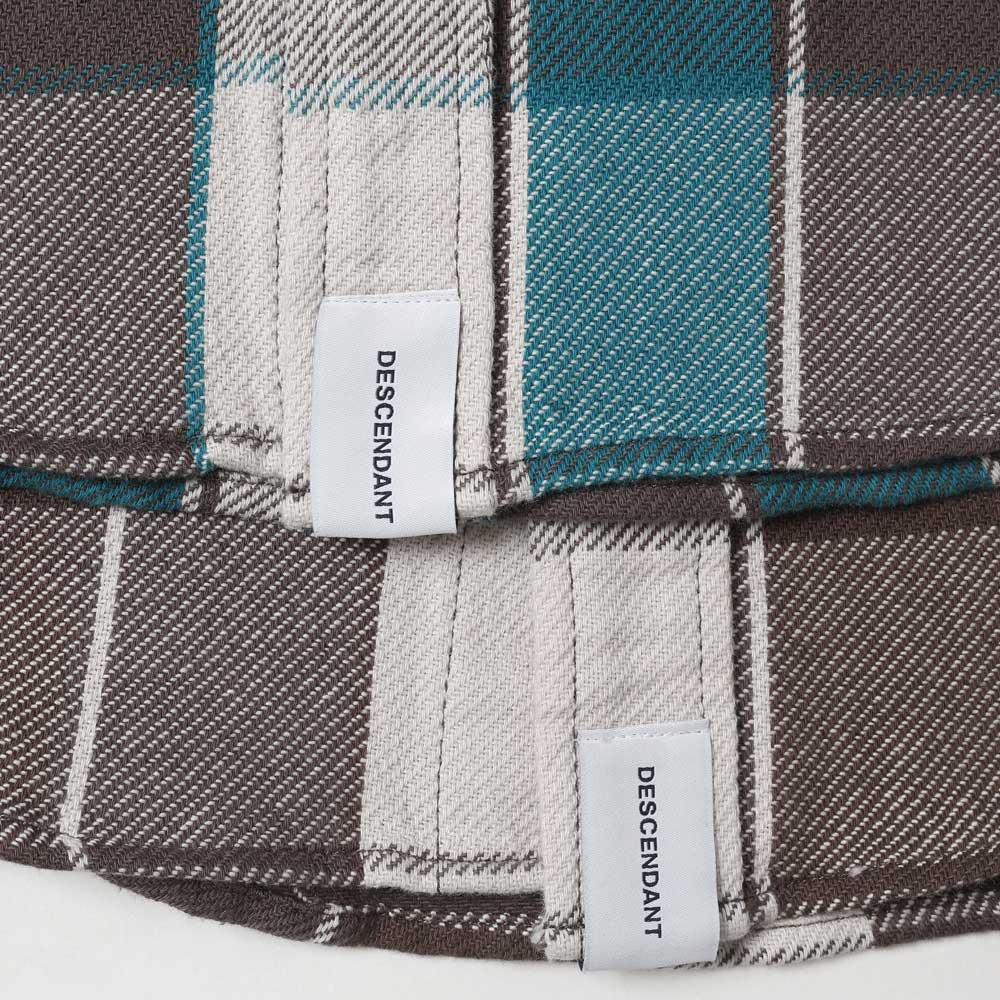 DESCENDANT (ディセンダント) VANNING PLAID LS SHIRT 261TQDS-SHM03