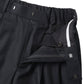 DOUBLE PLEATED WIDE TROUSERS ORGANIC WOOL FLANNEL