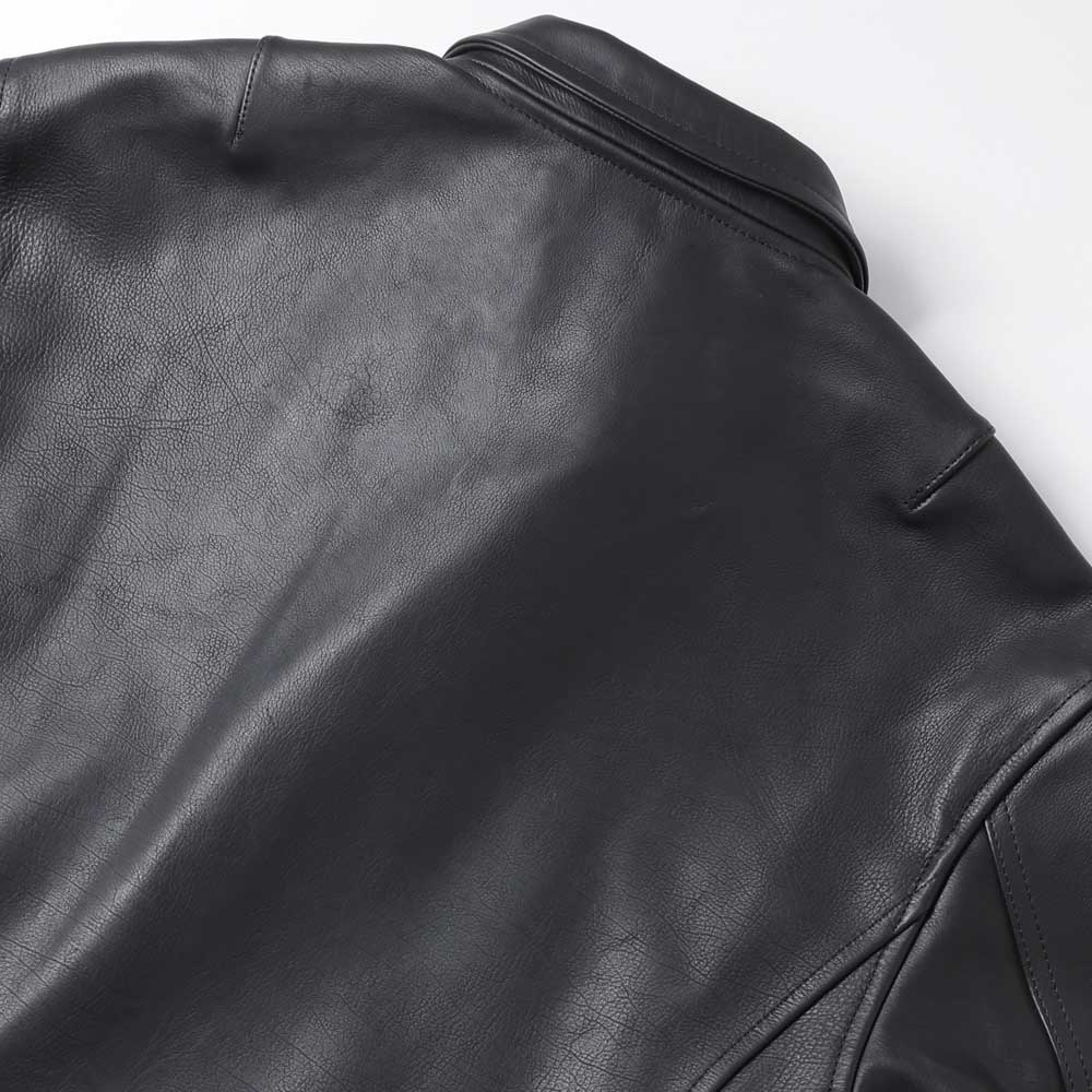 RIDER BLOUSON COW LEATHER WITH WINDSTOPPER