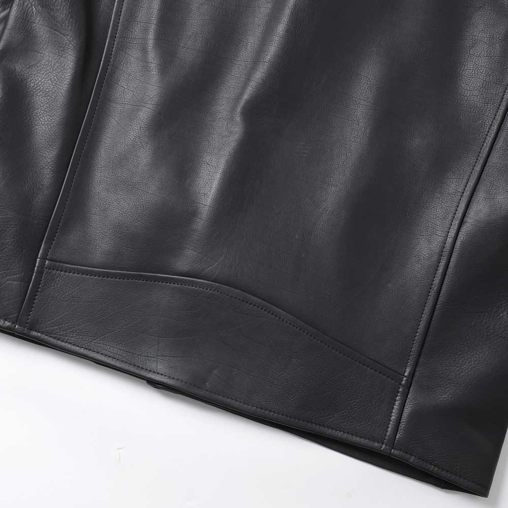 RIDER BLOUSON COW LEATHER WITH WINDSTOPPER