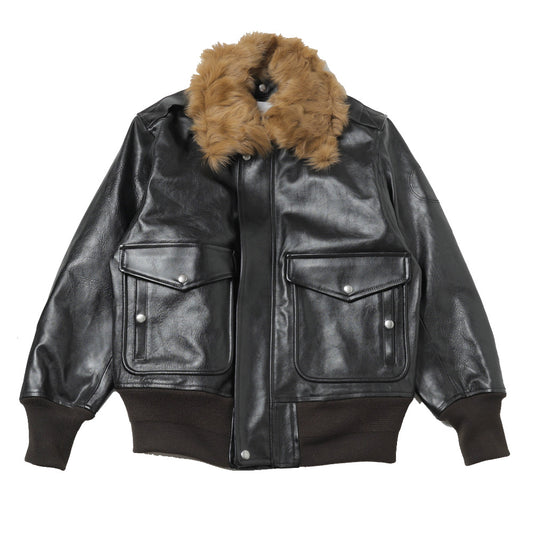 SHRINK LEATHER G-1 JACKET