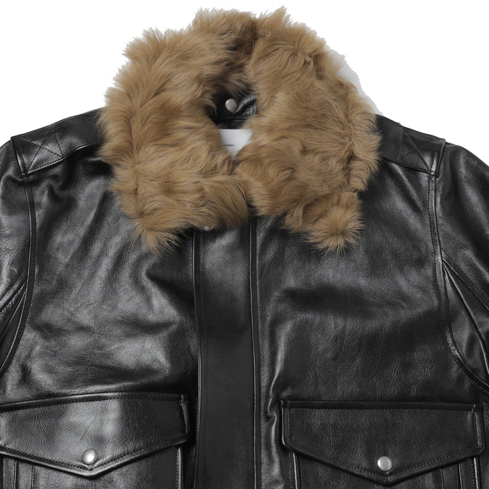 SHRINK LEATHER G-1 JACKET