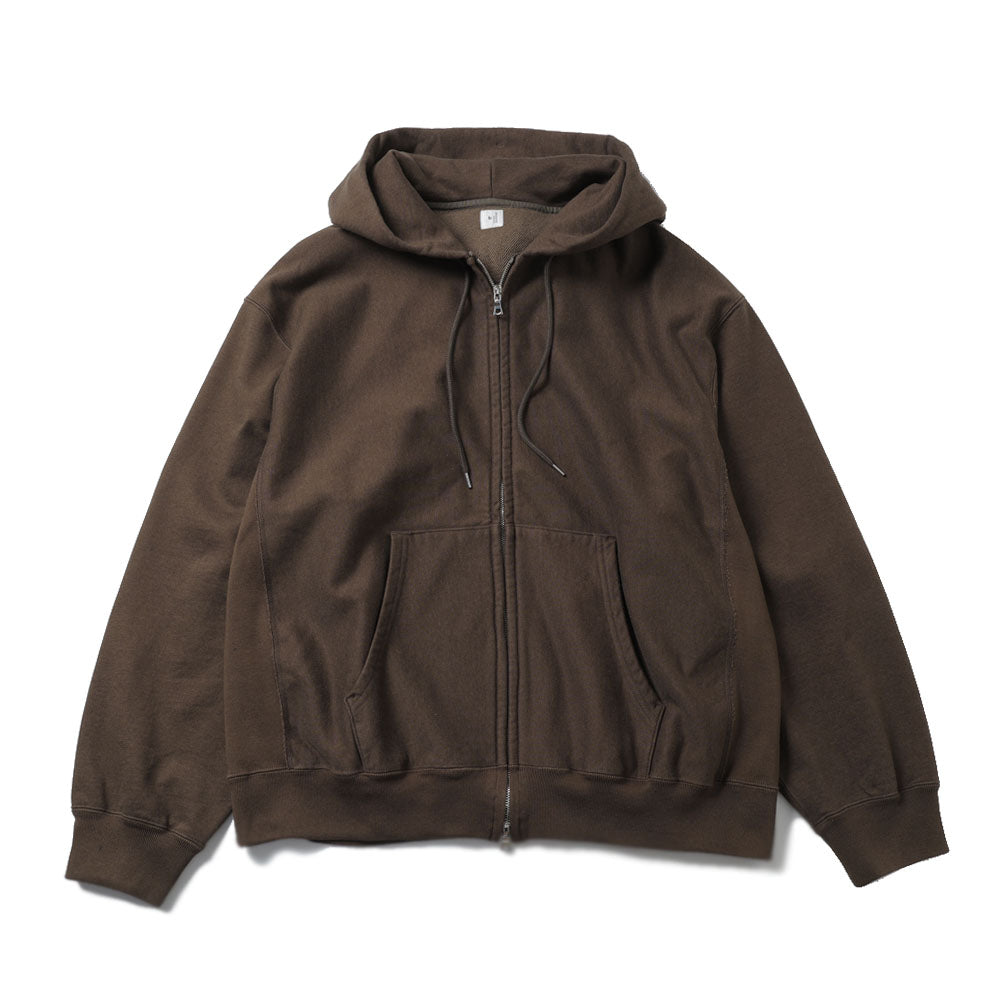 Soft&Hard Sweat Hoodie Zip Wide