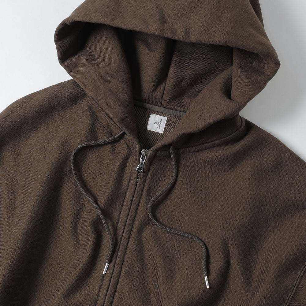 Soft&Hard Sweat Hoodie Zip Wide