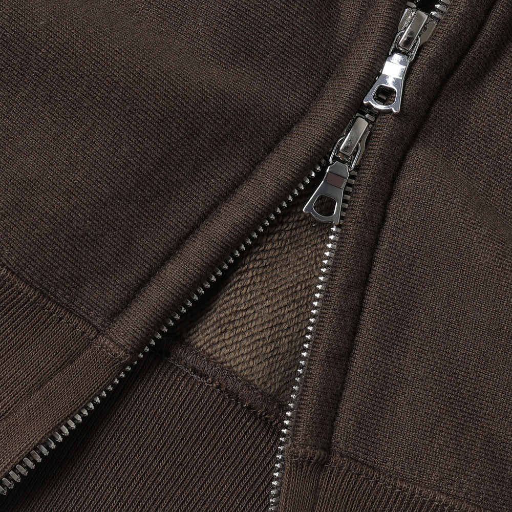 Soft&Hard Sweat Hoodie Zip Wide