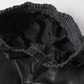 Lamb Leather Track Wide Shorts