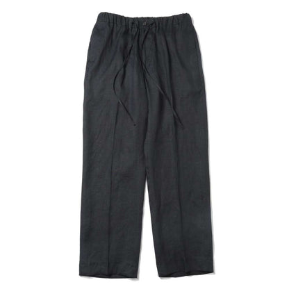 FLAT TAPERED EASY TROUSERS HEMP