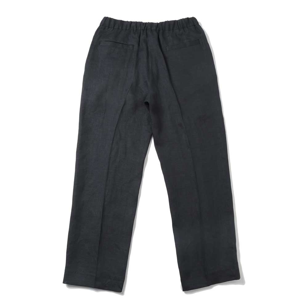 FLAT TAPERED EASY TROUSERS HEMP