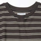 Hard Twisted Stripe Jersey Half-sleeve Tee