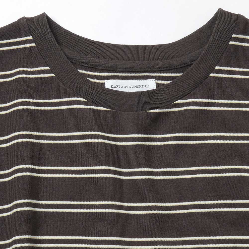 Hard Twisted Stripe Jersey Half-sleeve Tee