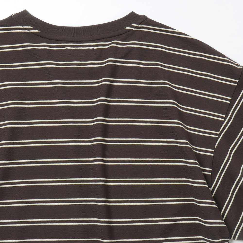 Hard Twisted Stripe Jersey Half-sleeve Tee