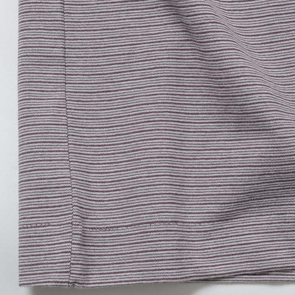Hard Twisted Stripe Jersey Half-sleeve Tee