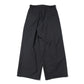 TWO TUCK BAGGY TROUSERS WOOL TROPICAL WASHER