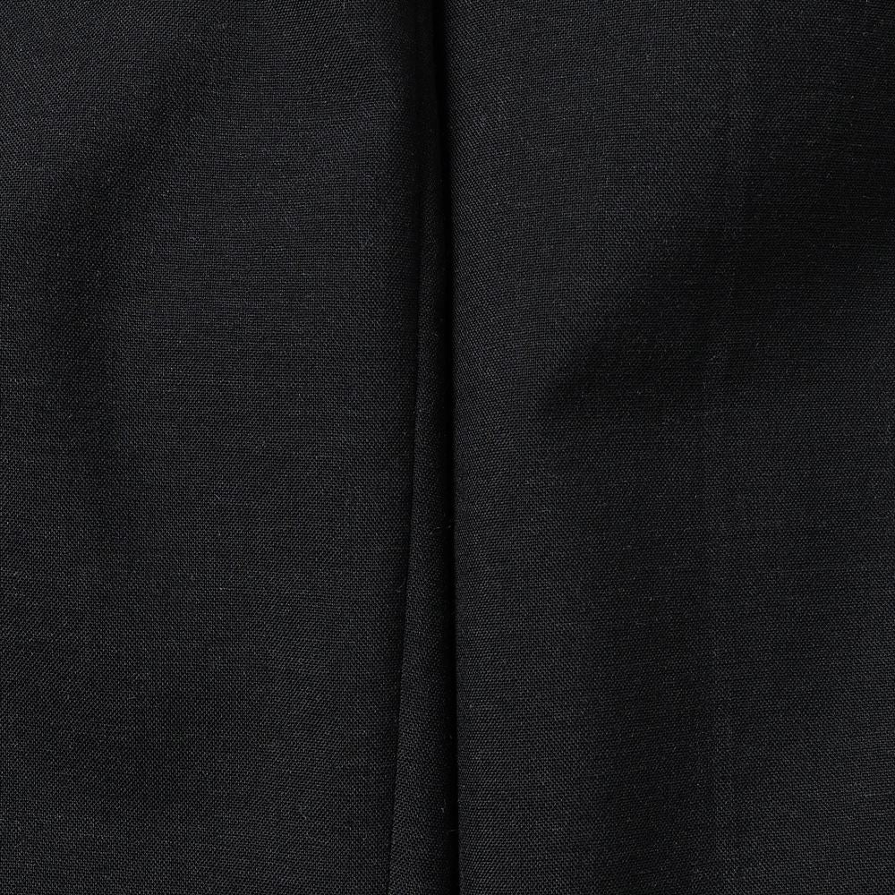 TWO TUCK BAGGY TROUSERS WOOL TROPICAL WASHER