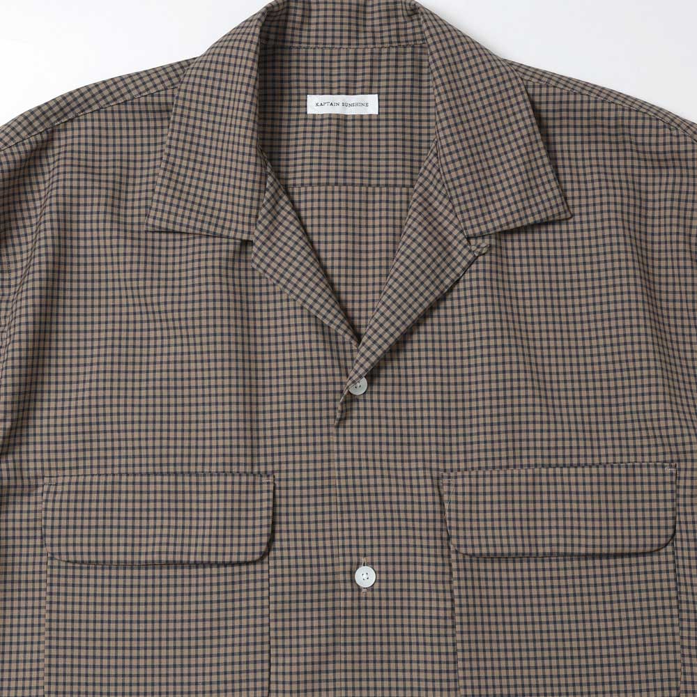 Summer Wool Open Collar SS Shirt