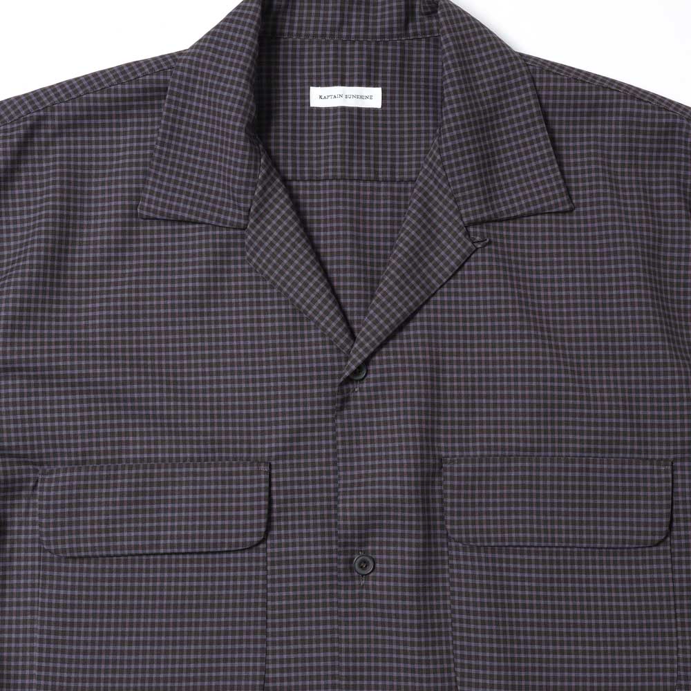 Summer Wool Open Collar SS Shirt