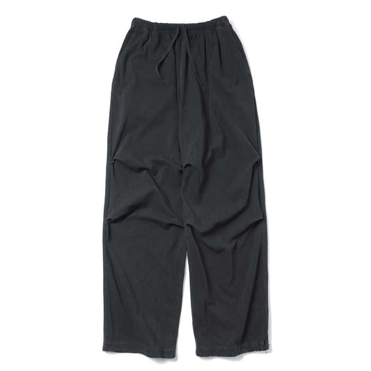Cotton jersey knee-tuck pants