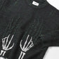 SKELTON SCRATCH KNIT PULLOVER