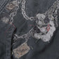 EMBROIDERED CHAIN ZIP-UP HOODIE
