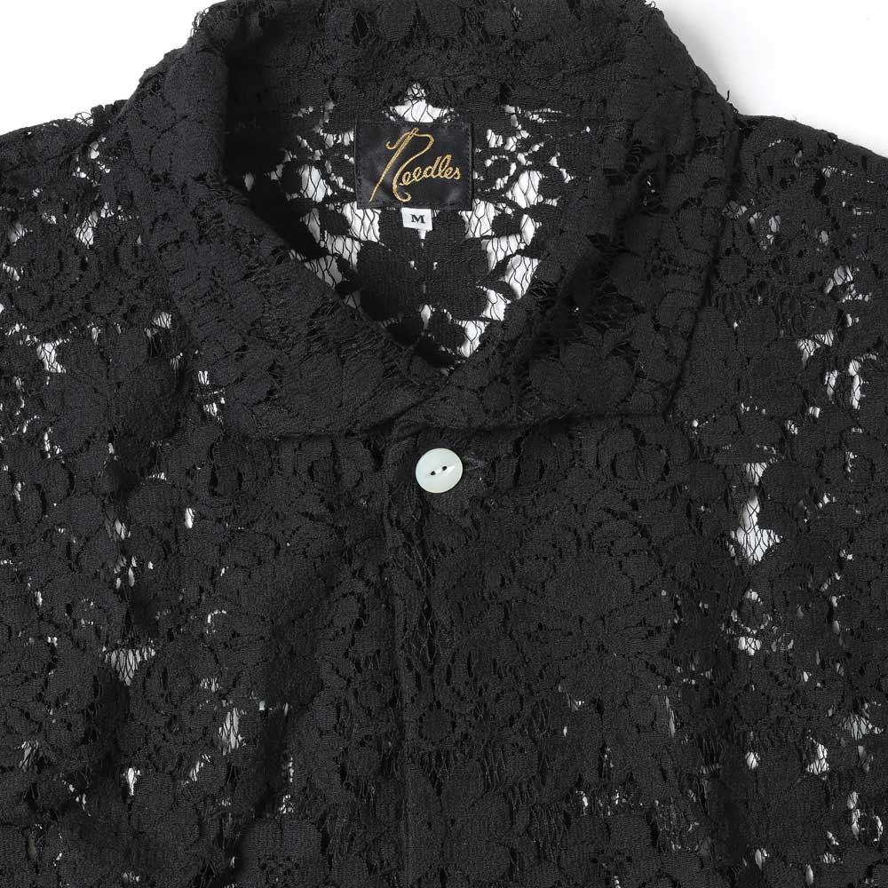 Widespread Collar Shirt - Raschel Lace