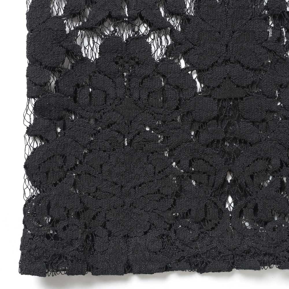 Widespread Collar Shirt - Raschel Lace