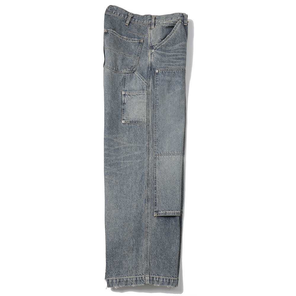 DAIRIKU(ダイリク)Vintage Washed Painter Denim Wide Pants