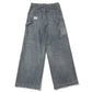 Vintage Washed Painter Denim Wide Pants