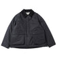 Coated canvas field jacket